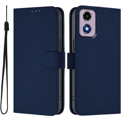 Mobigear Urban Wallet Motorola Moto E14 Wallet case - Navy Blue