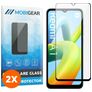 Mobigear Premium Xiaomi Redmi A1 4G Vidro temperado Película de ecrã - Compatível com capas - Preto (Pack de 2)