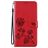 Mobigear Roses HONOR 50 Lite Funda tipo libro Cartera - Rojo