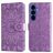 Mobigear Sunflower Samsung Galaxy S26 Plus Capa livro Carteira - Roxo