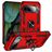 Mobigear Armor Ring Google Pixel 9 Funda Plástico rígido Carcasa Antigolpes con anillo - Rojo