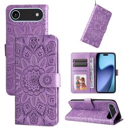 Mobigear Sunflower iPhone Air Pungetui med Seddelrum - Lilla