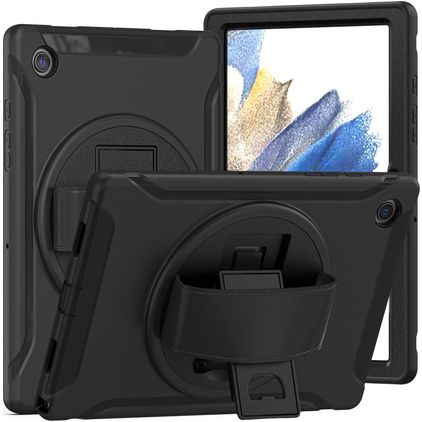 Mobigear SureGrip Samsung Galaxy Tab A8 10.5 (2021) Cover Hård plast / Silikone Bagsidecover + Stander - Sort