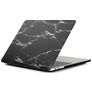 Mobigear Marble MacBook Pro 16 Inch (2021-2026) Hardshell MacBook Case - Black - Model A2485 / A2780 / A2991 / A3186 / A3428 / A3429