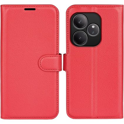 Mobigear Classic Realme GT 6 Capa livro Carteira - Magenta