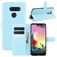Mobigear Classic LG K50s Lompakkokotelo + Setelitasku - Sininen