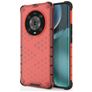 Mobigear Honeycomb HONOR Magic 4 Pro Funda Plástico rígido Carcasa Antigolpes - Rojo