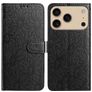 Mobigear Flowers iPhone 18 Pro Max Wallet case - Black