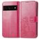 Mobigear Clover Google Pixel 7 Pungetui med Seddelrum - Magenta