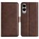 Mobigear Slim Magnet Samsung Galaxy S25 Edge Cover a libro portafoglio - Marrone