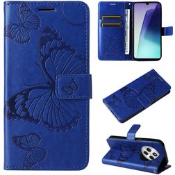 Mobigear Butterfly Xiaomi Redmi 14C Lompakkokotelo + Setelitasku - Sininen