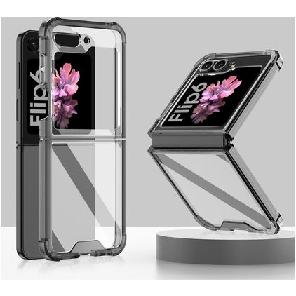 Mobigear Crystal Samsung Galaxy Z Flip 6 Hardcase Back cover - Nero