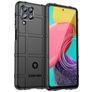 Mobigear Rugged Shield Samsung Galaxy M53 Fleksibel TPU Bagsidecover Stødsikkert - Sort