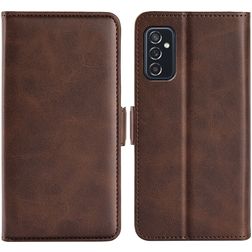 Mobigear Slim Magnet Samsung Galaxy M52 Funda tipo libro Cartera - Marrón