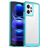 Mobigear Crystal Xiaomi Redmi Note 12 Funda Plástico rígido Carcasa - Transparente / Turquesa