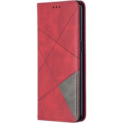 Mobigear Rhombus Slim OPPO Reno 4 Pungetui - Rød