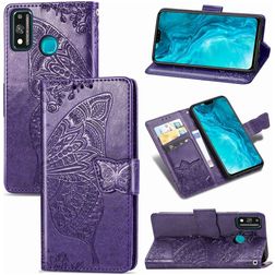 Mobigear Butterfly HONOR 9X Lite Wallet case - Purple