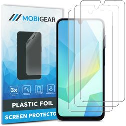 Mobigear Samsung Galaxy A16 Película de ecrã em plástico - Compatível com capas (Pack de 3)