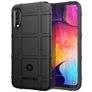 Mobigear Rugged Shield Samsung Galaxy A50 Flexibel TPU Skal Stötsäkert - Svart