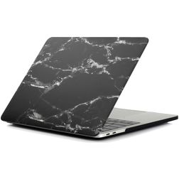 Mobigear Marble MacBook Pro 16 tommer (2021-2026) Hardshell Laptopcover MacBook Case - Sort - Model A2485 / A2780 / A2991 / A3186 / A3428 / A3429