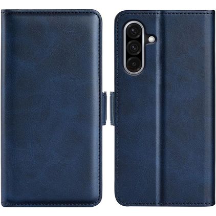 Mobigear Slim Magnet Samsung Galaxy A36 Pungetui med Seddelrum - Mørkeblå