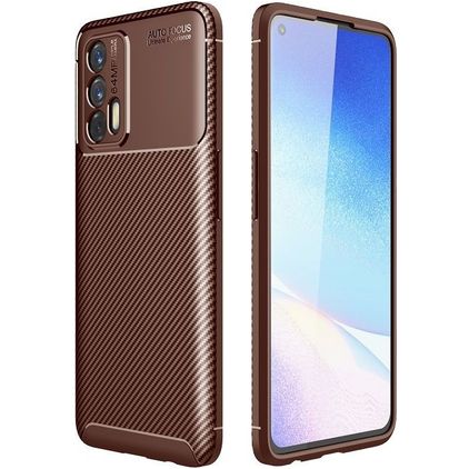 Mobigear Racing Realme GT TPU flexible Carcasa - Marrón