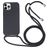 Mobigear Lanyard iPhone 16 Pro Max Silikon Skal med rem - Svart