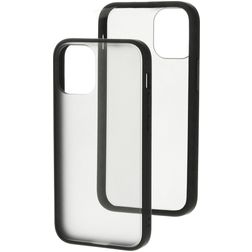 Mobiparts Hardcover iPhone 12 Mini Hardcase Back cover - Trasparente / Grigio