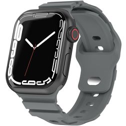 Mobigear Sport Armor Pasek Silikon do Apple Watch Zapięcie na bolczyk - 42/41/40/38 mm - Szary