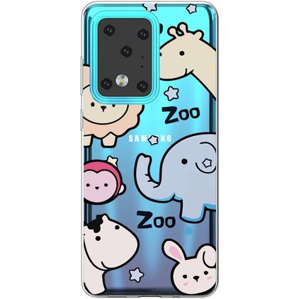 Mobigear Design Samsung Galaxy S20 Ultra Joustava TPU Suojakuori - Zoo