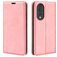 Mobigear Retro Slim HONOR 70 Lompakkokotelo + Setelitasku - Vaaleanpunainen