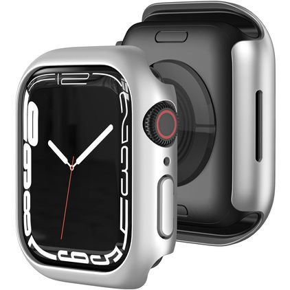 Mobigear Colors Capa rígida Slim para Apple Watch - 45 mm - Prateado