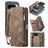 CaseMe 008 Google Pixel 9 Pro XL Cover a libro 2 in 1 con guscio estraibile a portafoglio - Marrone