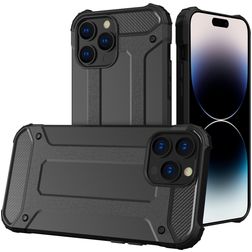 Mobigear Outdoor iPhone 15 Pro Max Hard Case Back cover Shockproof - Black