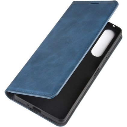 Mobigear Retro Slim Sony Xperia 10 II Lompakkokotelo + Setelitasku - Tummansininen