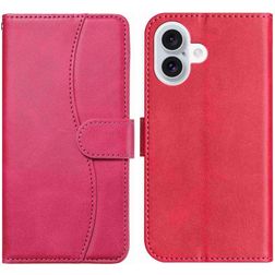 Mobigear S Line iPhone 17 Funda tipo libro Cartera - Rojo