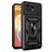 Mobigear Armor Ring Cam Slide Motorola Edge 40 Pro Plástico rígido Capa traseira Antichoque com anel e tampa deslizante para câmara - Preto