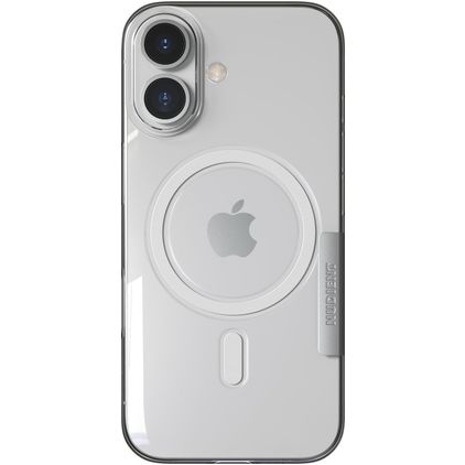 Nudient Thin Magsafe Läpinäkyvä iPhone 17 Kova Suojakuori - Läpinäkyvä