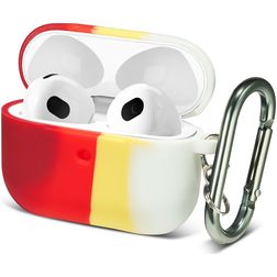 Mobigear Colors Apple AirPods 3 Case Flexible Silicone - White / Red / Yellow