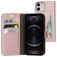 Mobiparts Classic Wallet iPhone 12 Funda tipo libro Cartera - Rosa