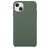 Mobigear Rubber Touch iPhone 15 Plus Silicone Capa traseira - Verde