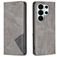 Mobigear Rhombus Slim Samsung Galaxy S26 Ultra Funda tipo libro - Gris