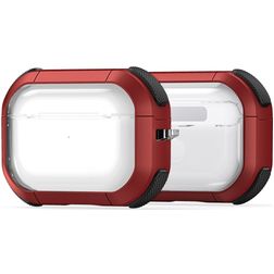 Mobigear Shockproof Apple AirPods Pro 1 Hard Case - Red