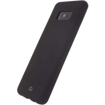 Mobilize Rubber Gelly Samsung Galaxy S8 Plus Fleksibel TPU Bagsidecover - Sort