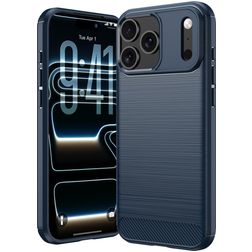 Mobigear Brushed Slim iPhone 18 Pro Max Flexible TPU Back cover - Blue