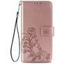 Mobigear Clover Samsung Galaxy S20 FE Capa livro Carteira - Rosa dourado