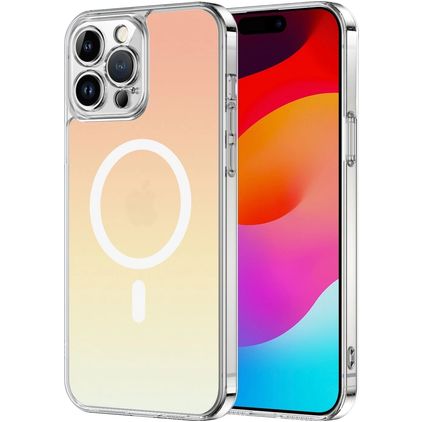 Valenta Rainbow iPhone 14 Pro Max MagSafe Hardcase Back cover - Colorato