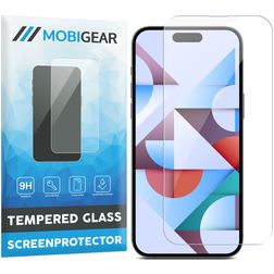 Mobigear iPhone 15 Plus Tempered Glass Screen Protector - Case Friendly