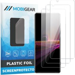 Mobigear Sony Xperia 1 III Protector de pantalla Film - Compatible con fundas (pack de 3)