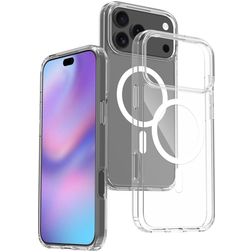 Mobigear Crystal Transparente iPhone 17 Pro Max MagSafe Funda Plástico rígido Carcasa - Transparente